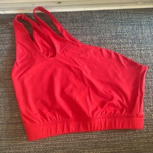 garage crop top w/ shoulder cutout!